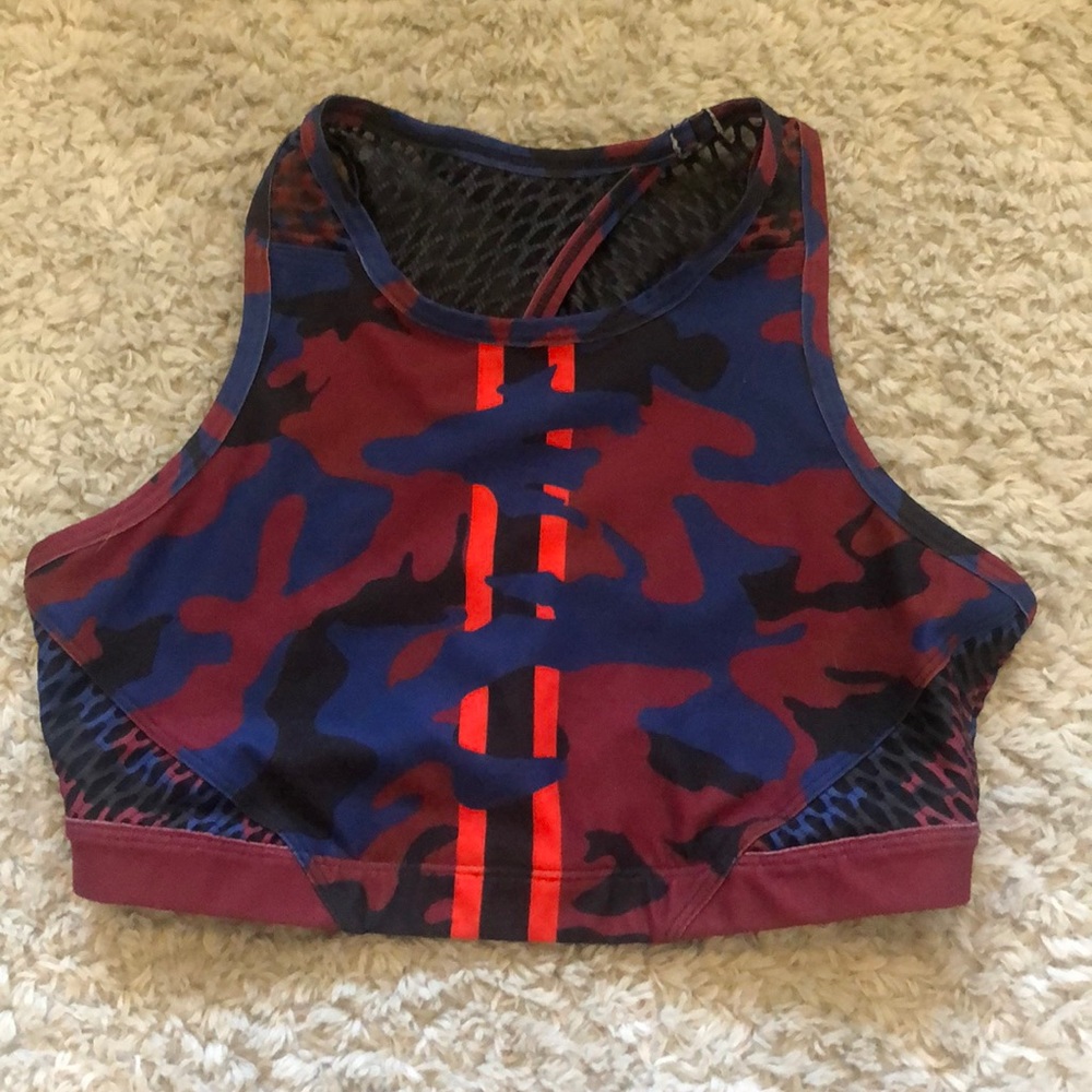 Camo, Wear it with Heart Sports Bra